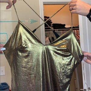 Gold dress never used